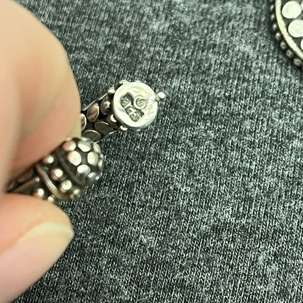 Vintage John Hardy Dot Small
Hoop Earrings - Picture 3 of 5